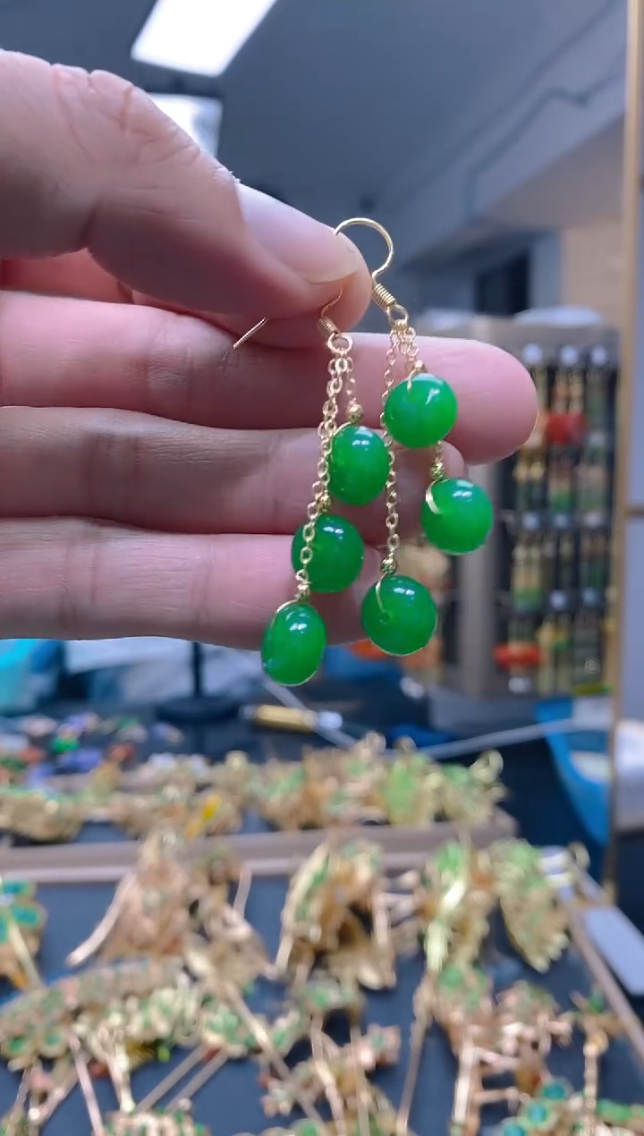 【闪购商品】玛瑙/玉髓耳饰合金034玛瑙饰品