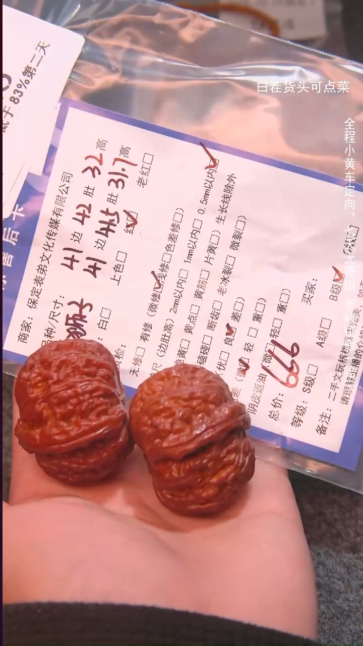 把件文玩核桃H***y白狮子2128諘帝文化