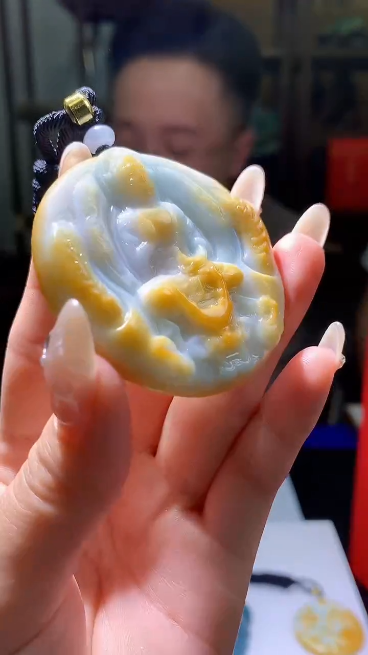 【闪购商品】定制翡翠未镶嵌5143jj-毛货挂件14