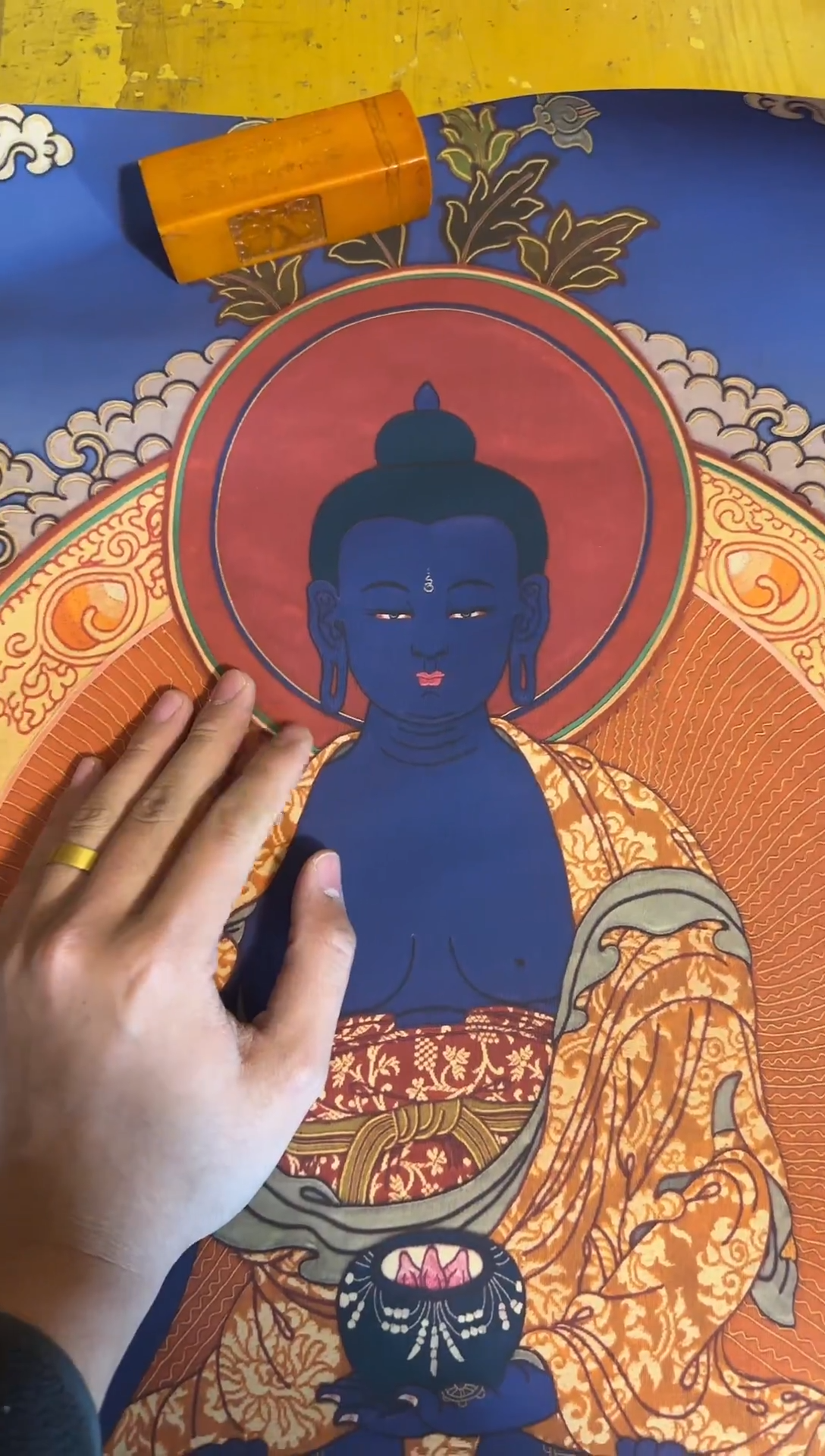 药师佛蓝身像16208