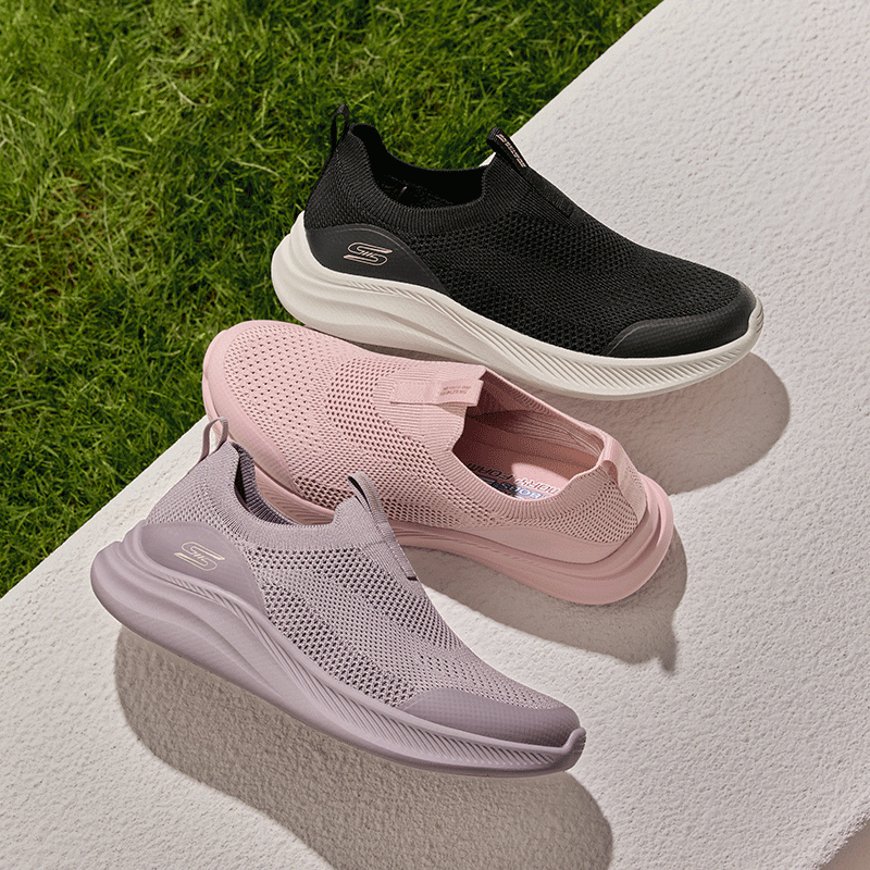 Skechers斯凯奇女鞋一脚蹬低帮健步鞋2026年新轻便软底散步休闲鞋