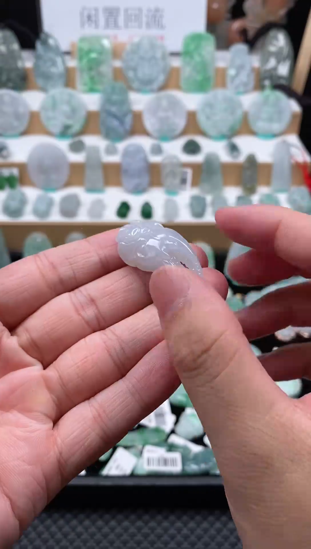 【闪购商品】翡翠颈饰未镶嵌97蟹钳