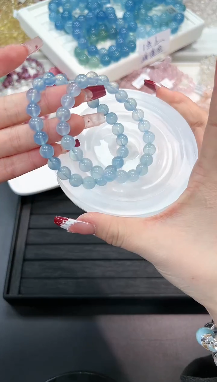 【闪购商品】水晶手串未镶嵌80a多样性发其一/1条默认微瑕