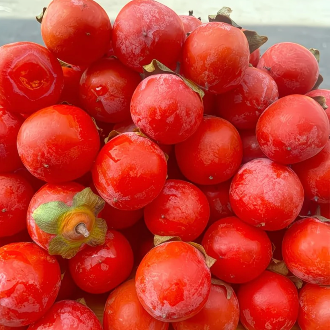 火晶小蜜柿小火罐皮薄肉厚香甜包邮坏果包赔