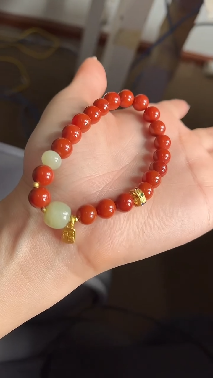 【闪购商品】南红玛瑙颈饰未镶嵌非洲翠100636532