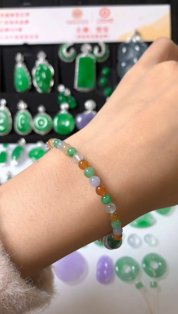 未镶嵌手链翡翠手链