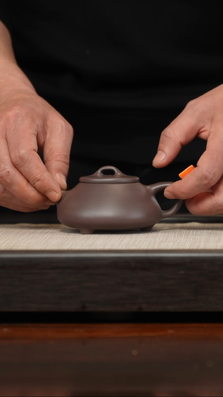 【闪购商品】紫砂茶壶心舟石瓢