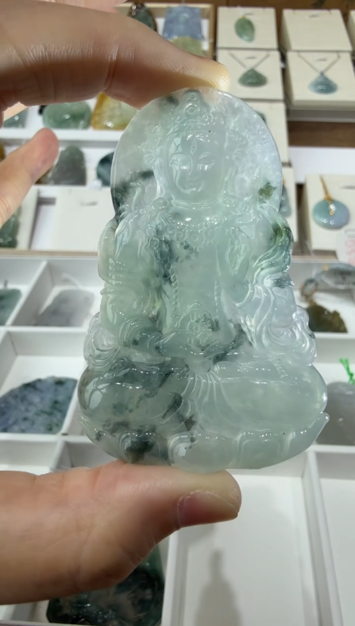 翡翠挂件未镶嵌A货翡翠多样性孤品
