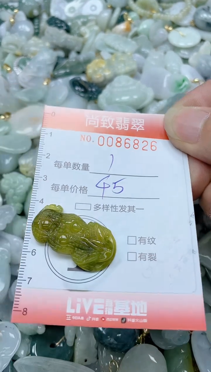 【闪购商品】翡翠颈饰未镶嵌闪购商品0086826