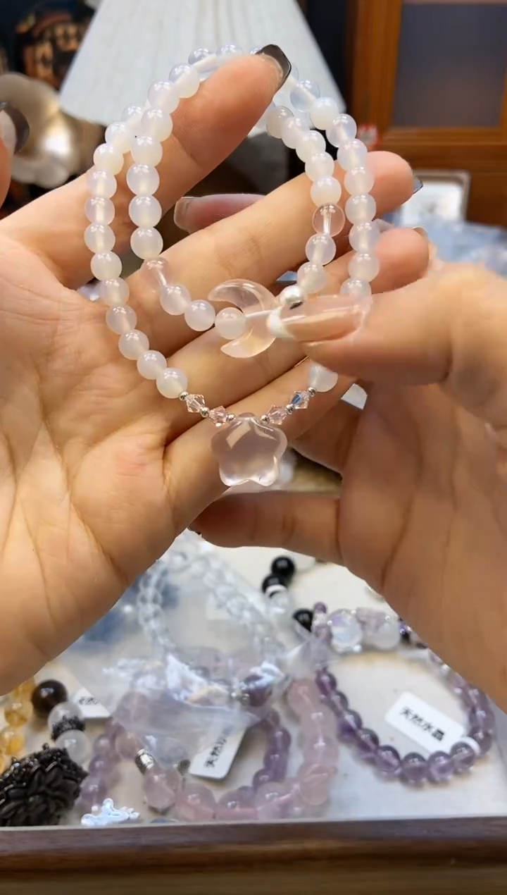 【闪购商品】玛瑙手饰银S925镶嵌622手串