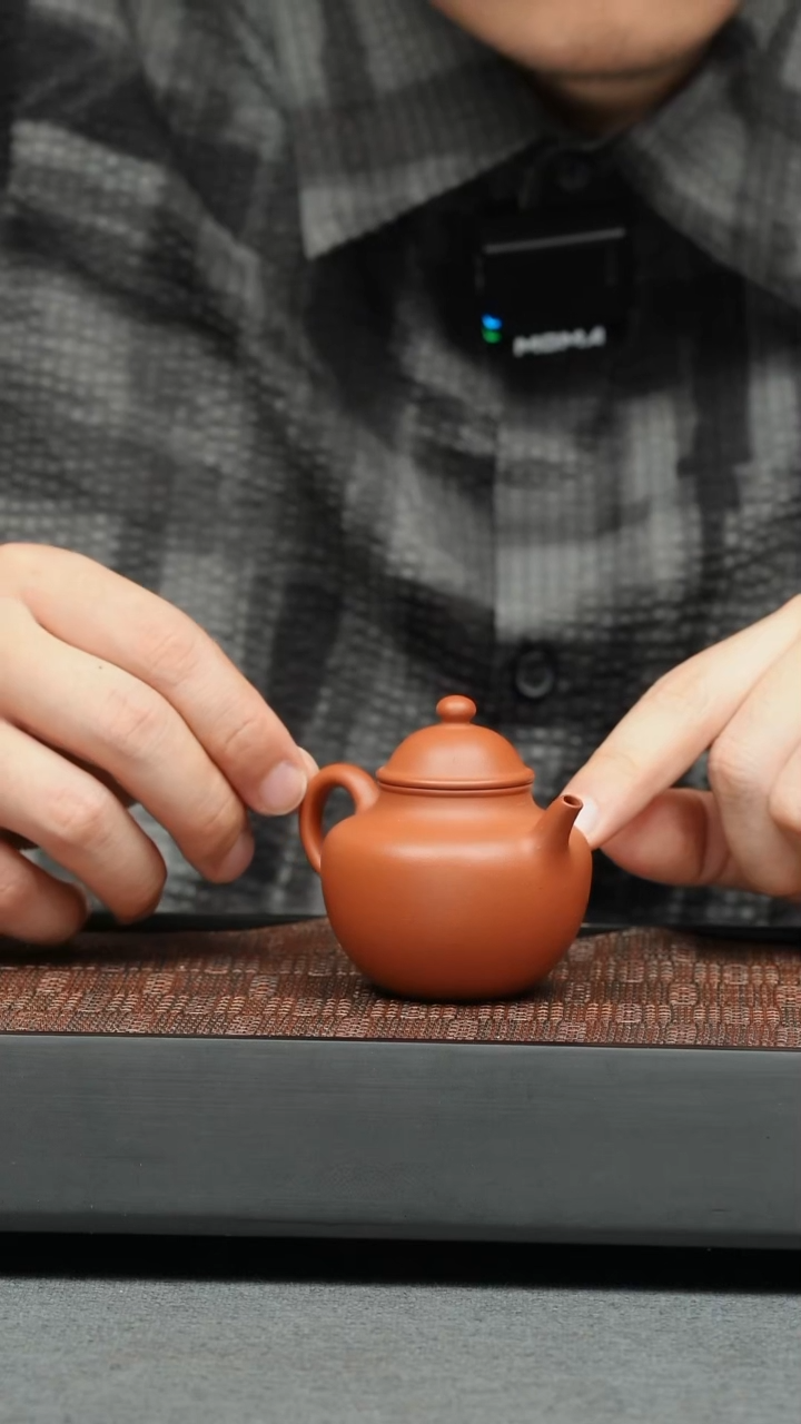 茶壶紫砂五堂 秋水-朱泥