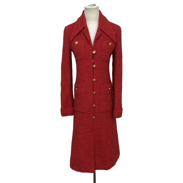 妃鱼/古驰/锦纶/大衣/95新/格一零一二