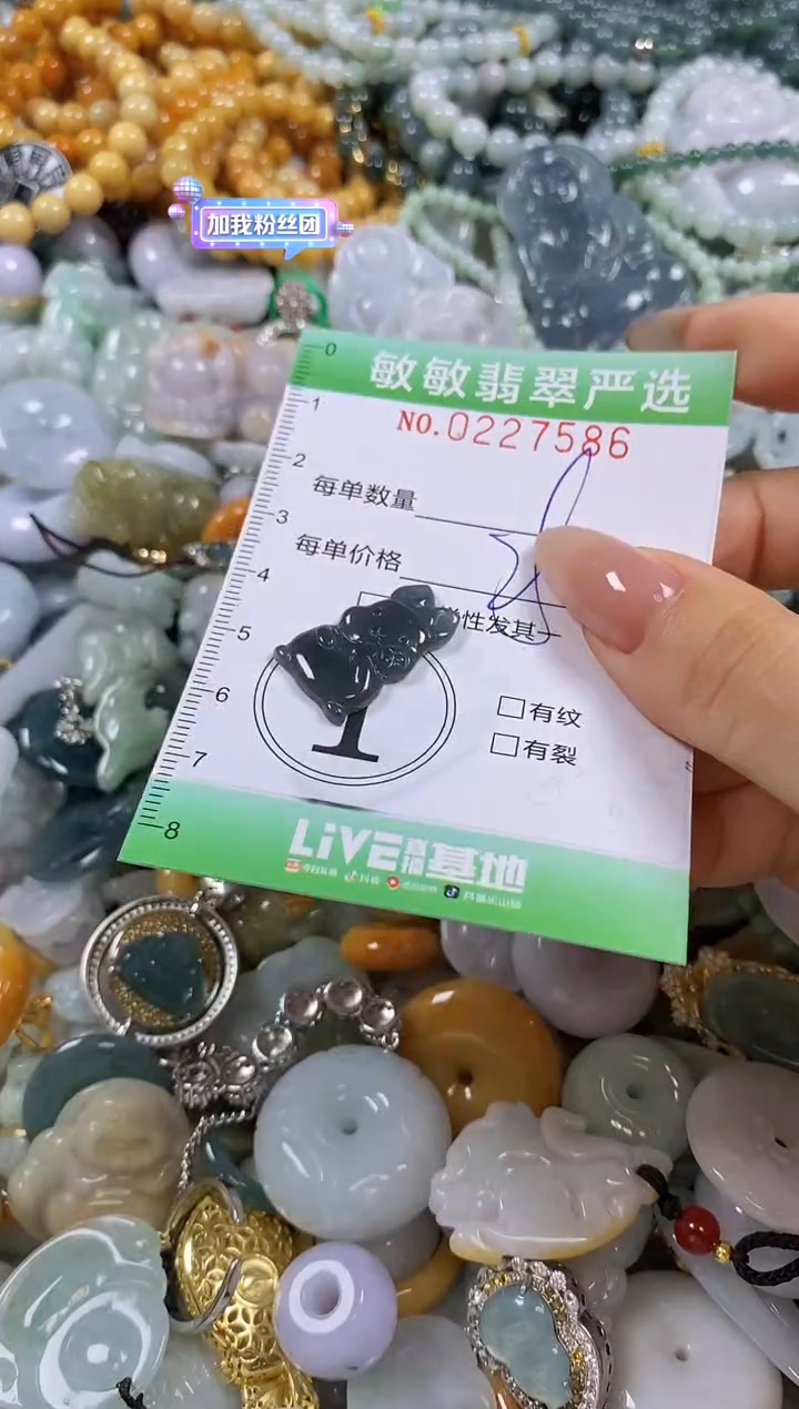 翡翠未镶嵌颈饰闪购0227586