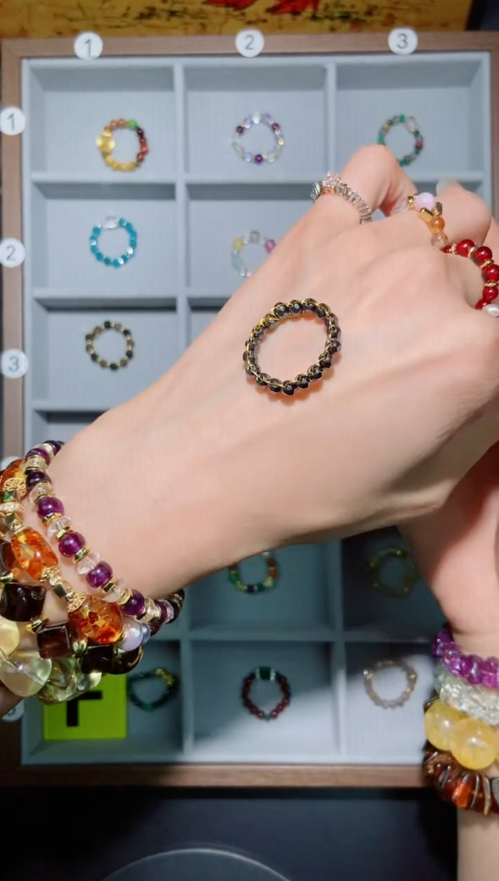 未镶嵌戒指水晶太赫兹