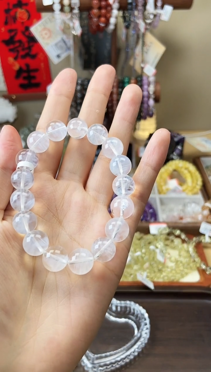 【闪购商品】水晶手串未镶嵌蓝针12m