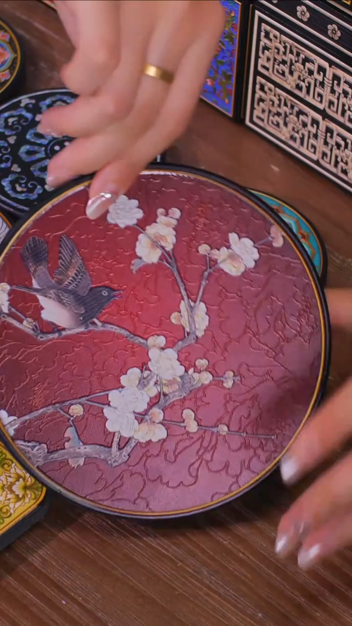 壹藏贰宝喜上眉梢图案大垫子一片