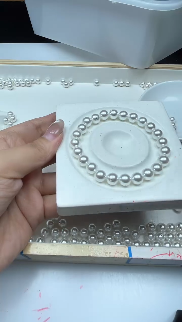 未镶嵌拼合珍珠（马贝珠）散珠B781 白贝珠8mm30个9.9元