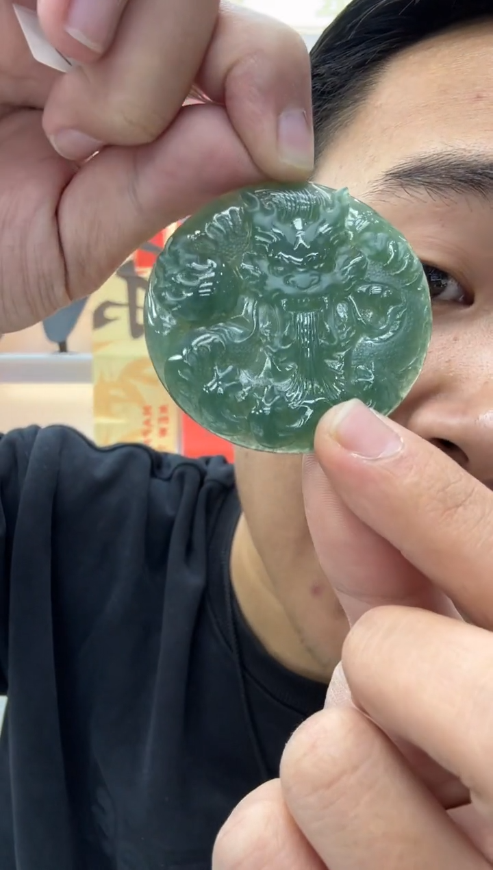 【闪购商品】翡翠颈饰未镶嵌天然翡翠A货孤品一件