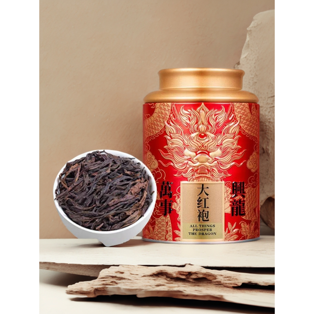 25年新茶岩茶 大红袍 100克散茶 罐装口粮茶自饮