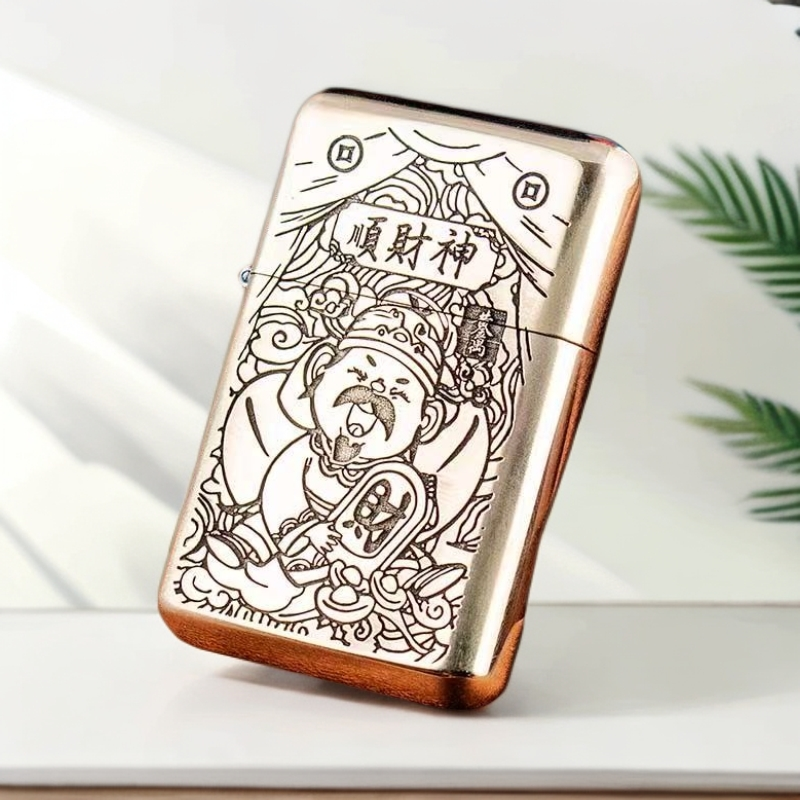 原铜顺财神（金色）煤油机（不赠送煤油）