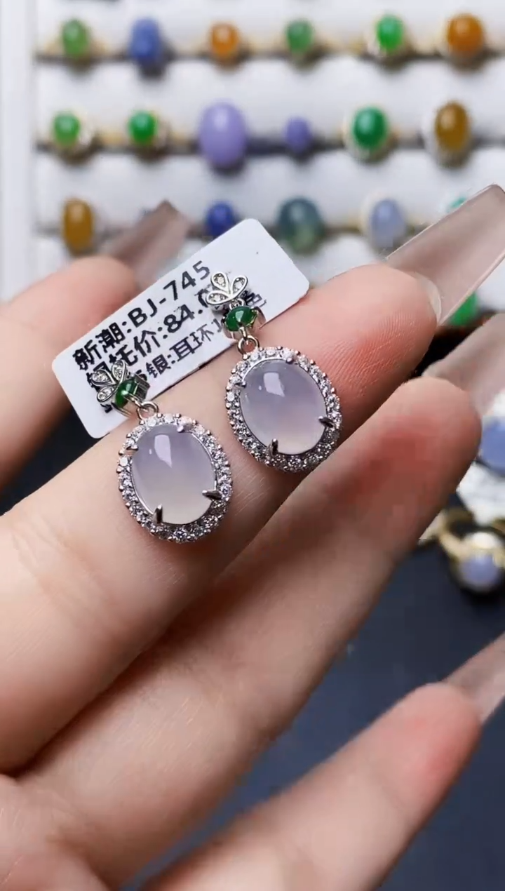 银S925镶嵌戒指翡翠0567