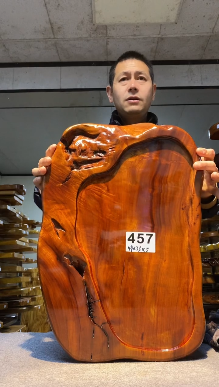 实木原木茶盘 一物一拍(不含配件）