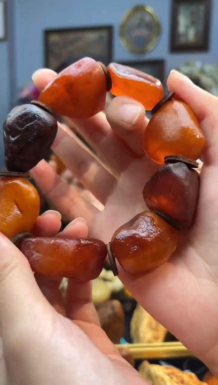 手串琥珀未镶嵌手串