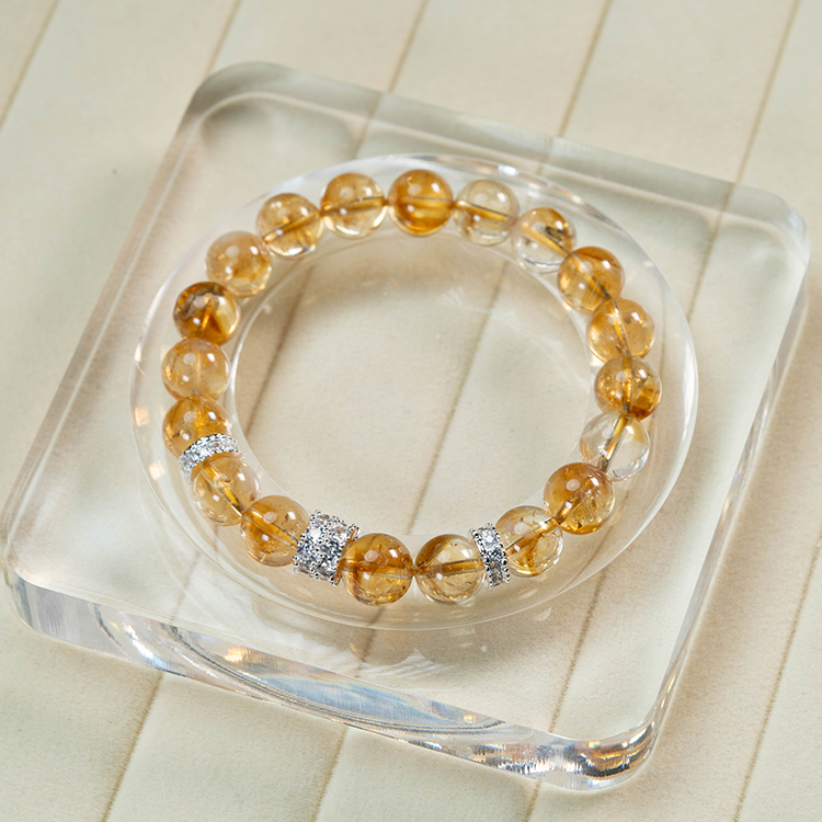 1201-金塔山丨黄塔晶水晶手串