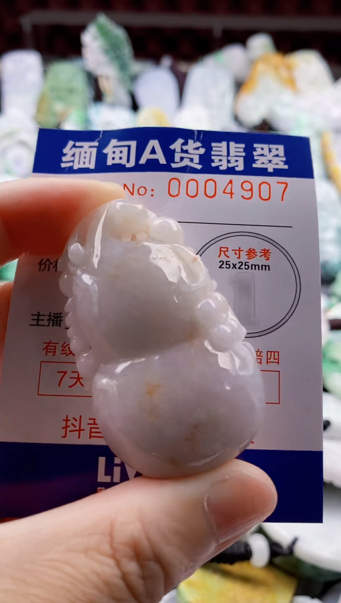 翡翠未镶嵌吊坠(不含链)1