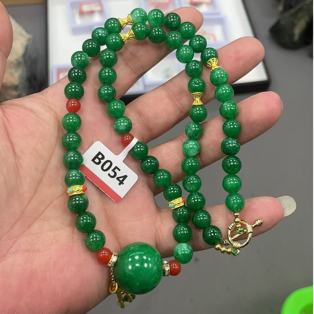 【喜汇甄选】B054翡翠珠项链