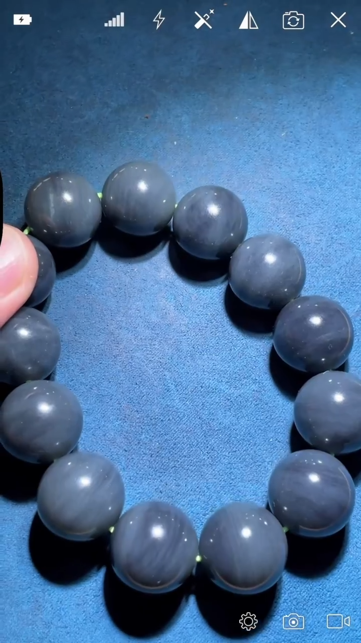 未镶嵌和田玉把件TJ 圆珠手串卡18