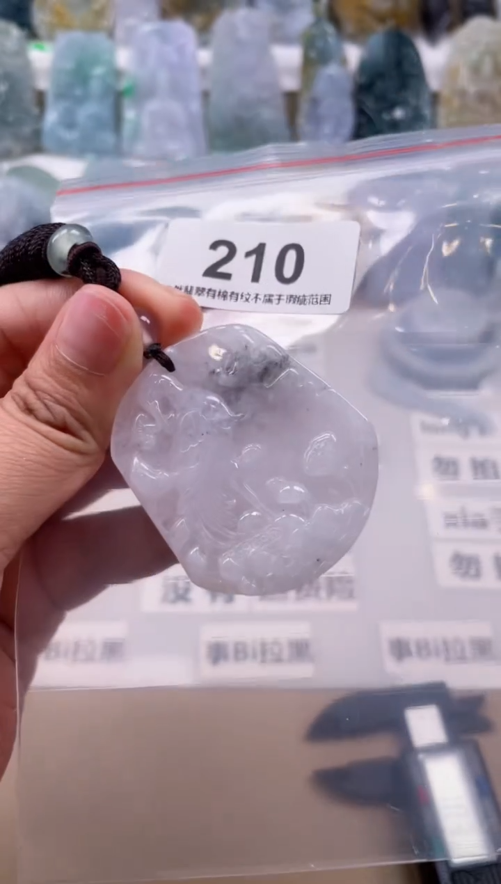 【闪购商品】翡翠颈饰未镶嵌天然缅甸A货翡翠210