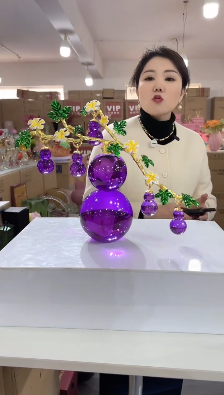 【闪购商品】琉璃椿新花器L-25