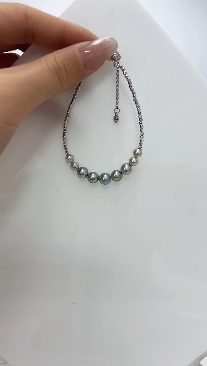 【闪购商品】海水珍珠DA银S925镶嵌手链 C865