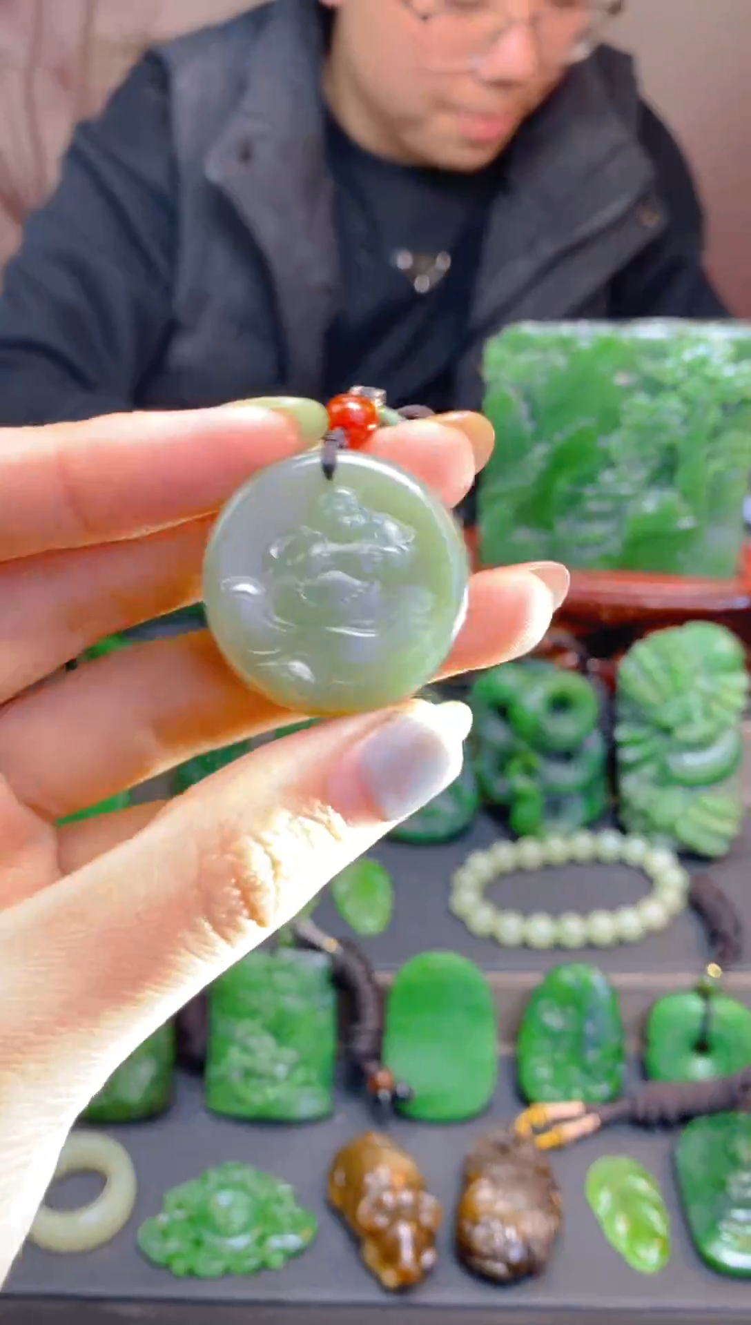 未镶嵌和田玉珠宝半成品1