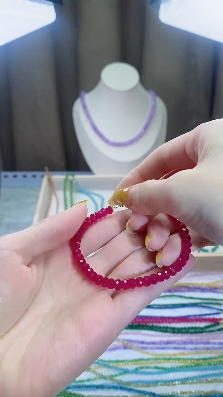 【闪购商品】红宝石项链14K金镶嵌诗宁甄选珠宝SYZB61