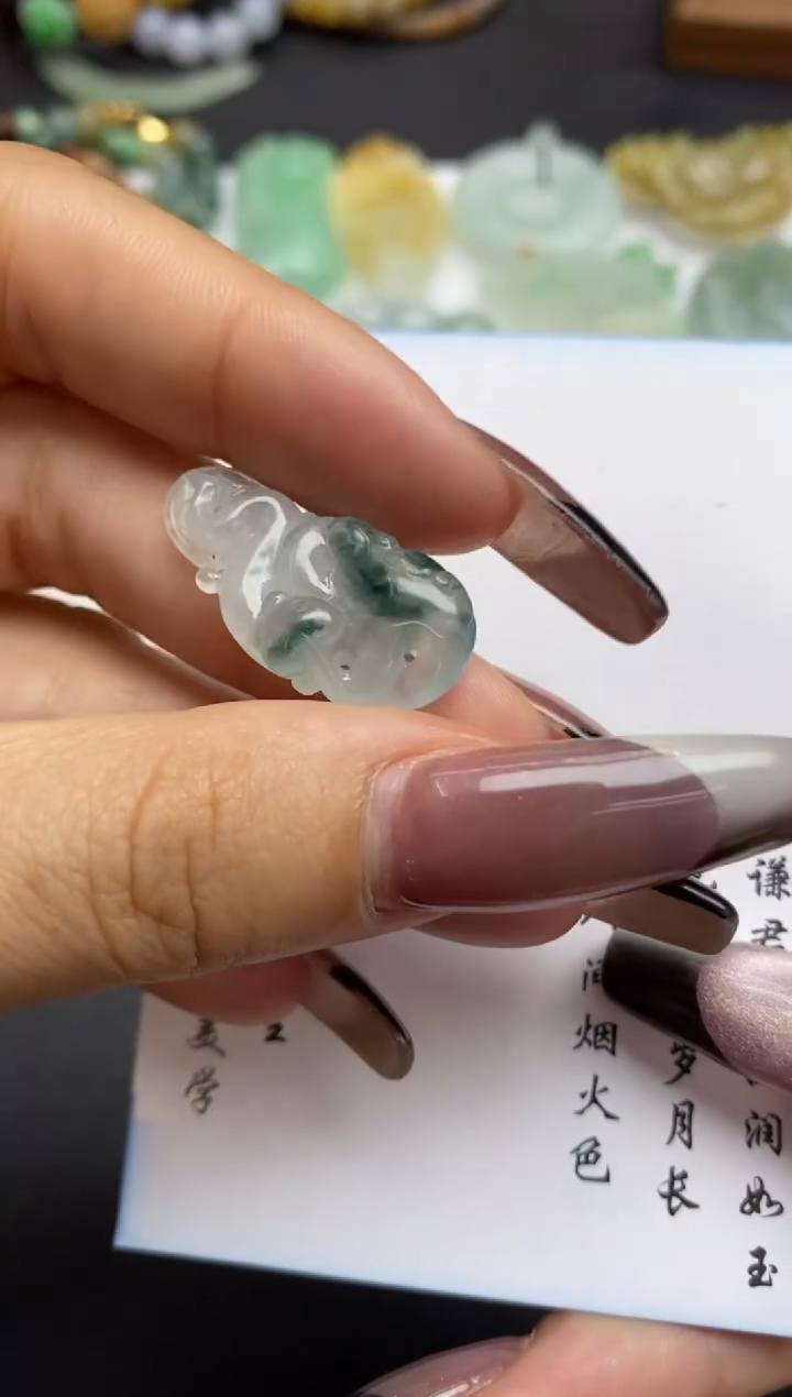 定制翡翠未镶嵌翡翠毛货~
