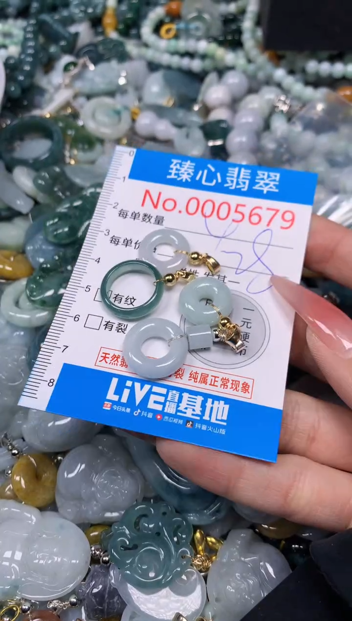 【闪购商品】翡翠颈饰未镶嵌含绳0005679