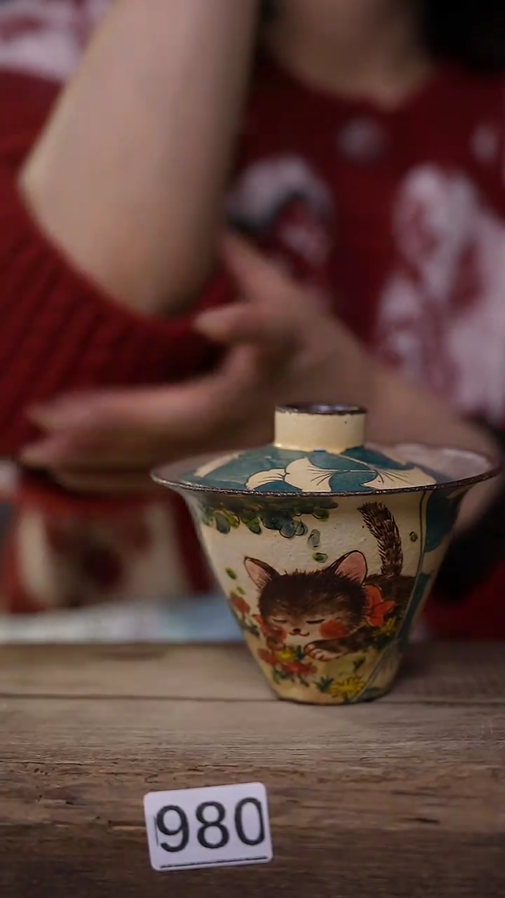 【闪购商品】瓷片新品！设计师手作款柴烧动物系列 迷糊