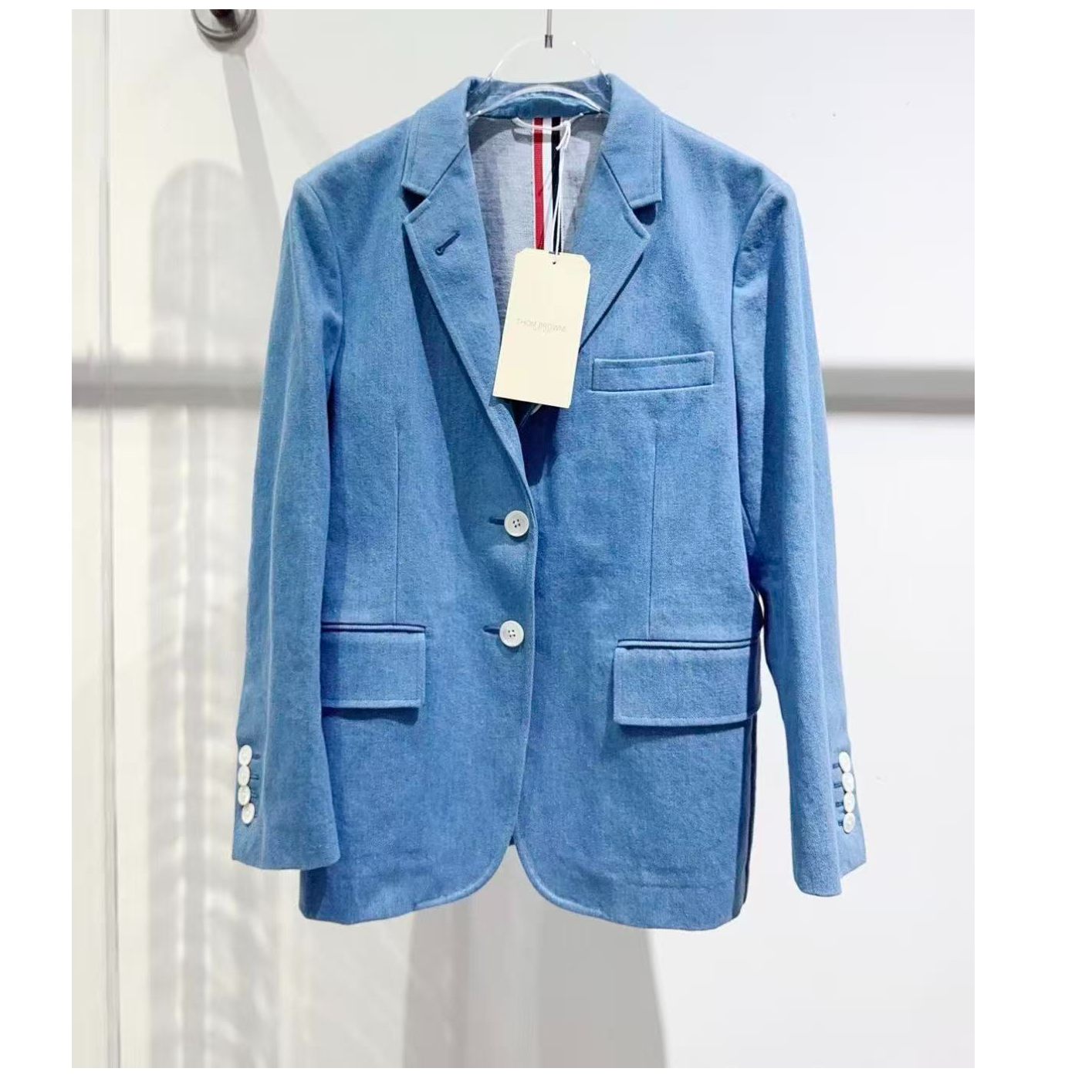 未使用 THOMBROWNE 双双臻选/vv03370/汤姆布朗外套/42