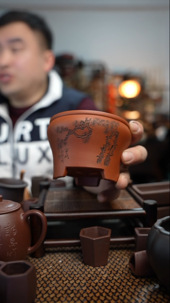 【闪购商品】紫砂花盆長木軒精品紫砂10*7