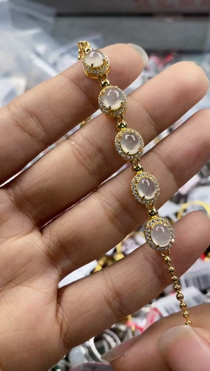 银S925镶嵌戒指翡翠222                 7