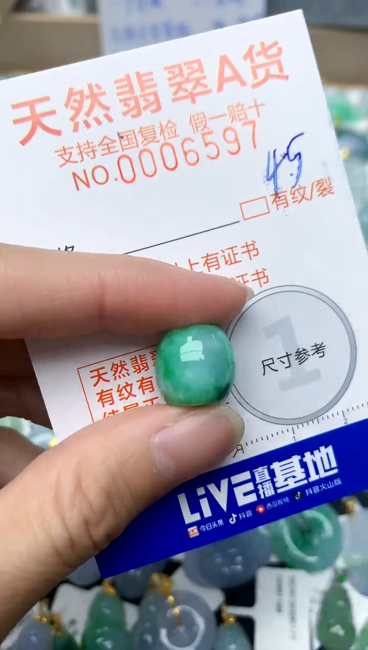 【闪购商品】翡翠颈饰未镶嵌45天然A货翡翠