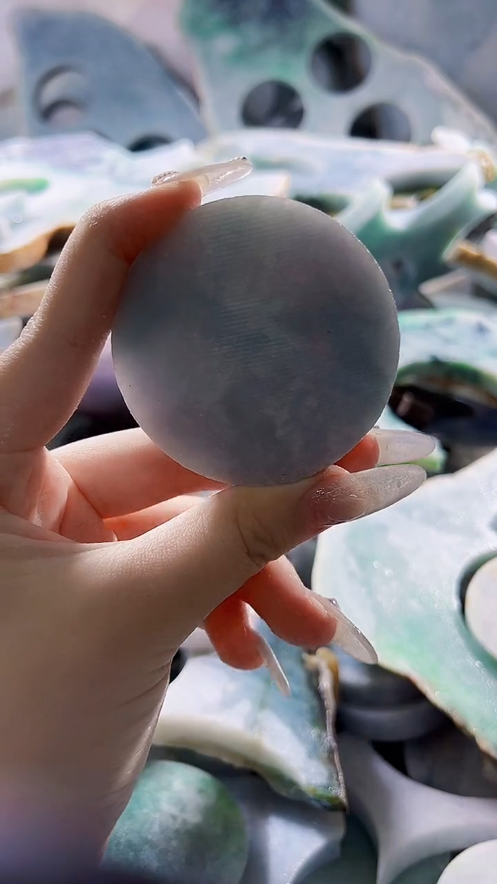 翡翠裸石缅甸翡翠A货晴5650