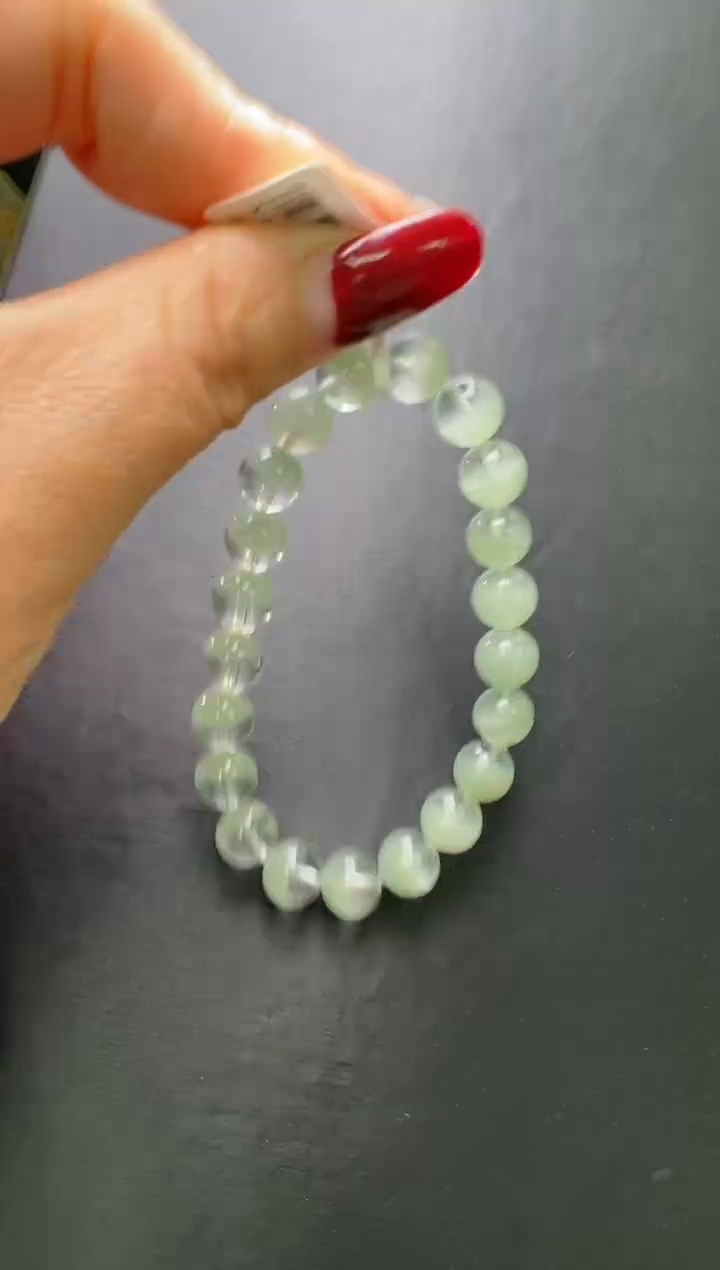 【闪购商品】水晶手串未镶嵌青幽灵手串9m+  X26747