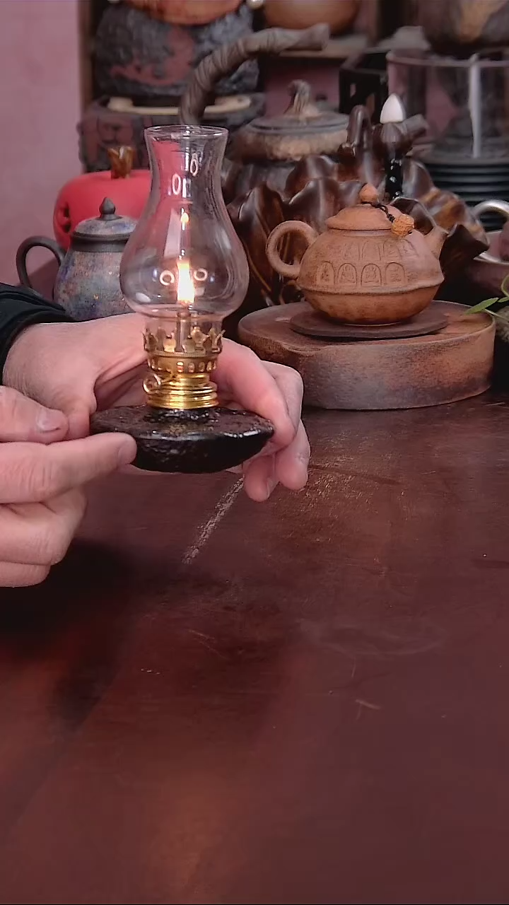 【闪购商品】陶瓷酥油灯马蹄灯