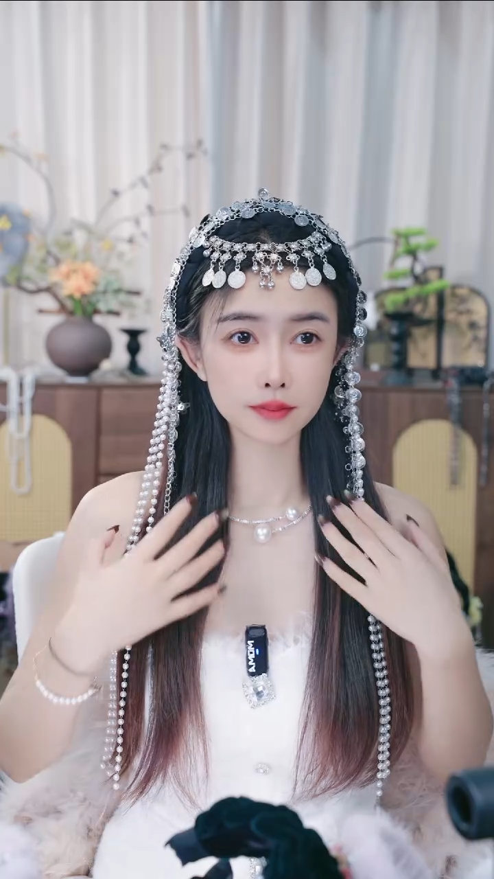 合金布艺民族风娜莎