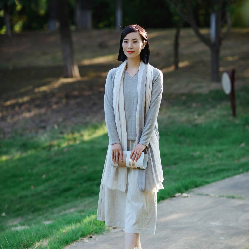 素道 SIMPLE 有机棉|有机彩棉 针织V领衫SBFA0013*基地直发