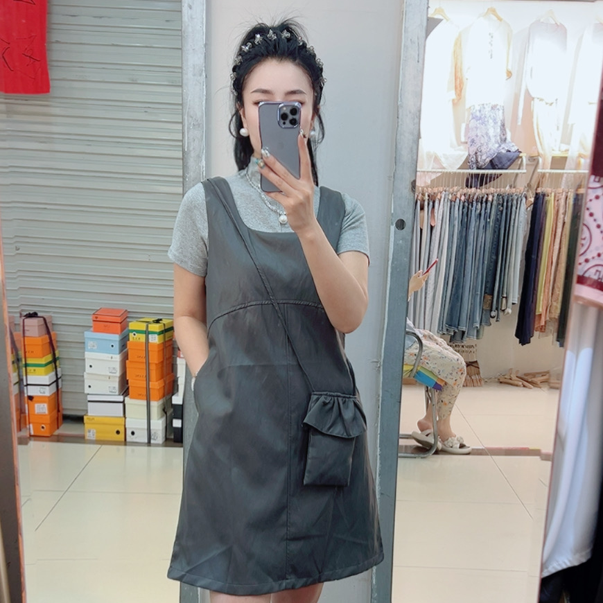 莉丽佳711款女装秋季短袖两件套套裙洋气款精品新款时尚休闲短裙0