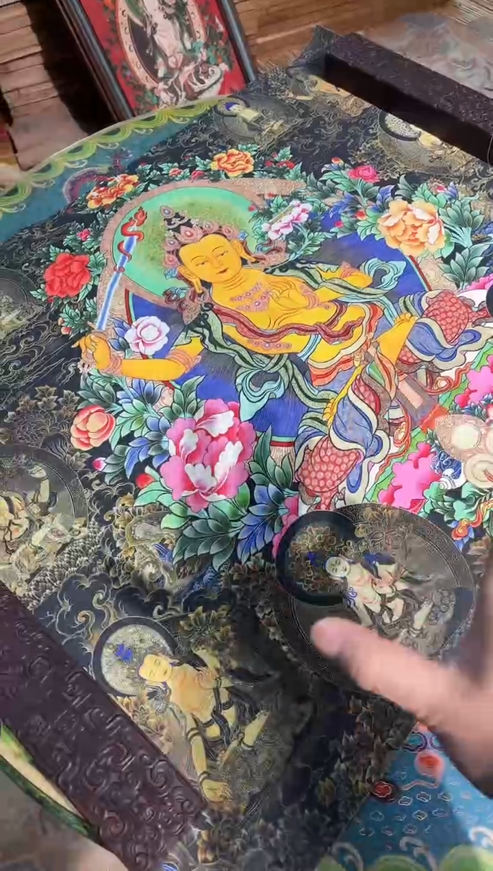 卷轴画天天的唐卡tk160